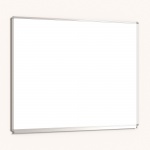 Whiteboard, 120x100 cm, mit durchgehender Ablage, Stahlemaille weiß, 